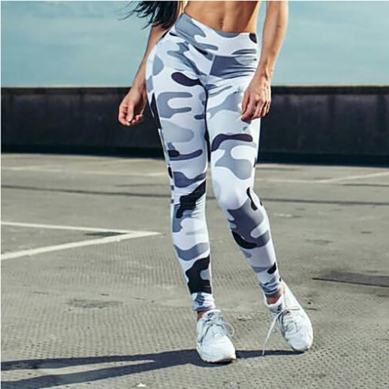 Women High Waist Fitness Pants in action