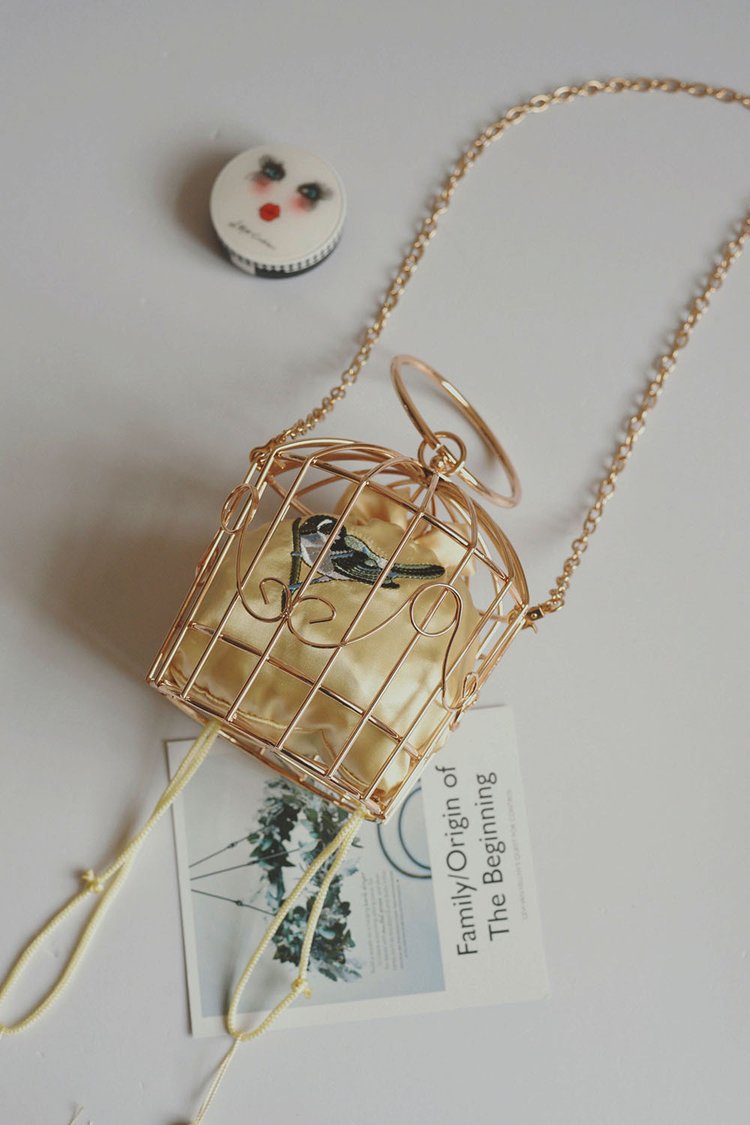 Handbag Birdcage Shoulder Bag Image 7