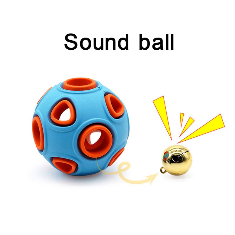 Funny Interactive LED Light and Sound Chewing Ball Dog Toy