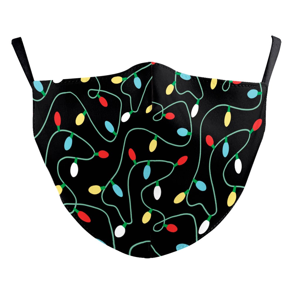 Christmas Green Fur Mask 8