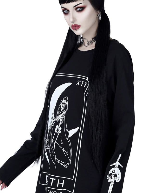 Gothic Dark Moon Sweater Detail View