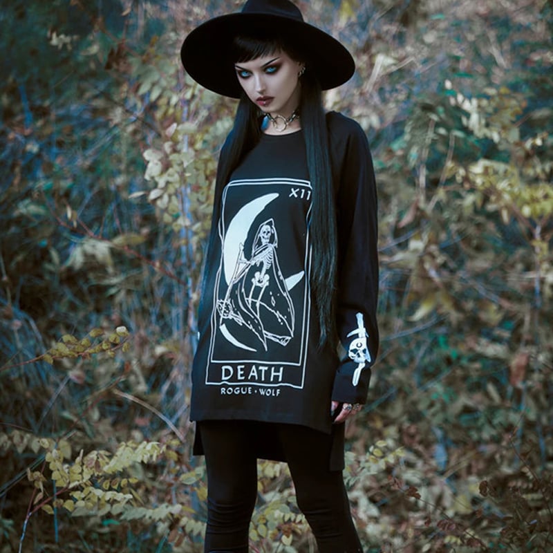 Gothic Dark Moon Sweater Outfit