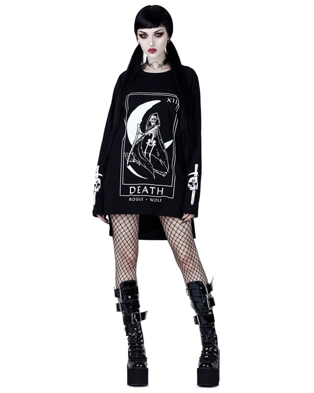 Gothic Dark Moon Sweater Side View