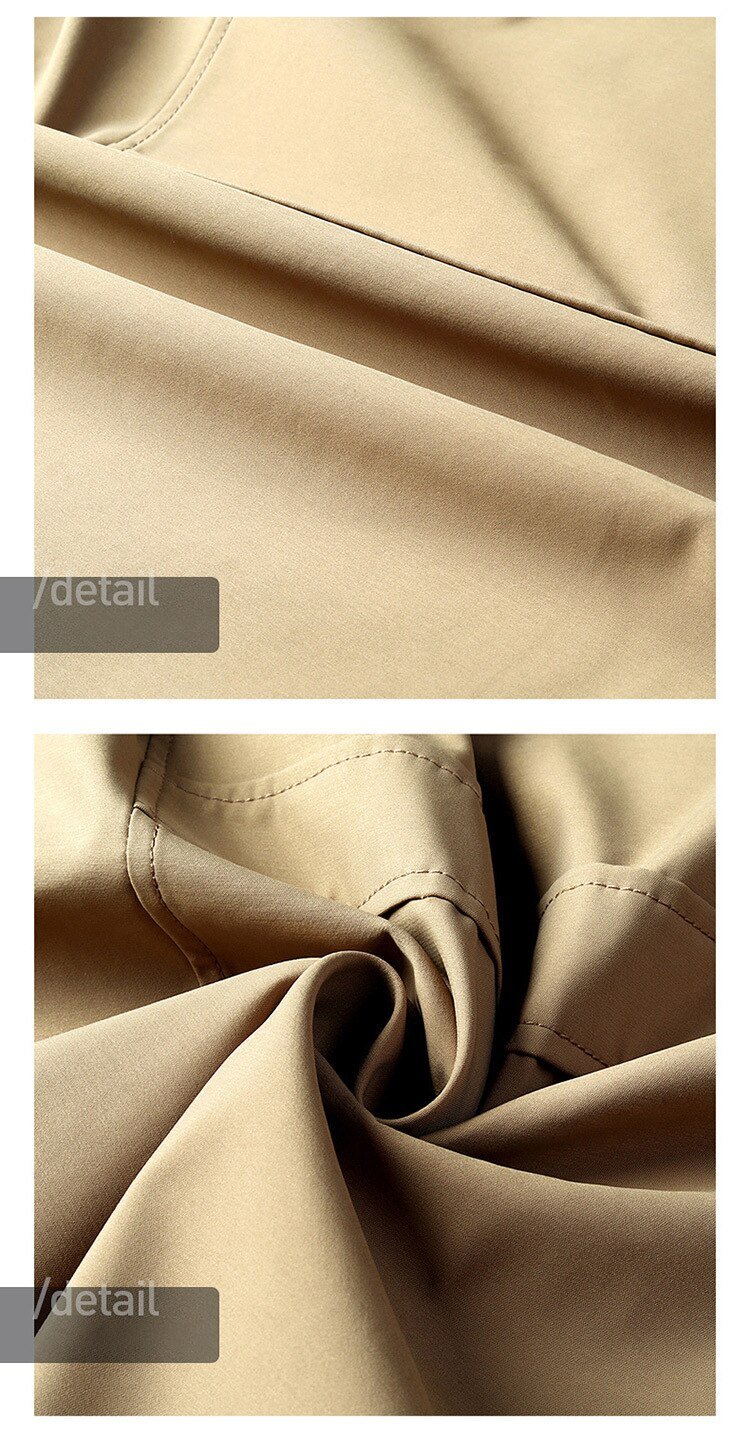 Spring and Autumn Men's Trench Coat 15