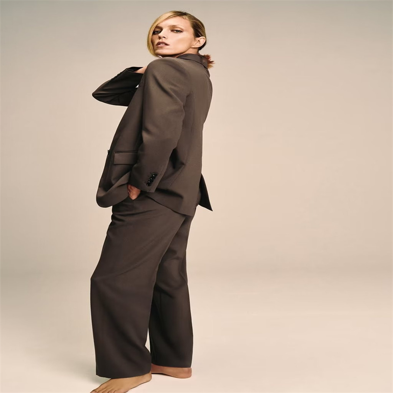Pocket Decoration Loose Suit Jacket Image 4