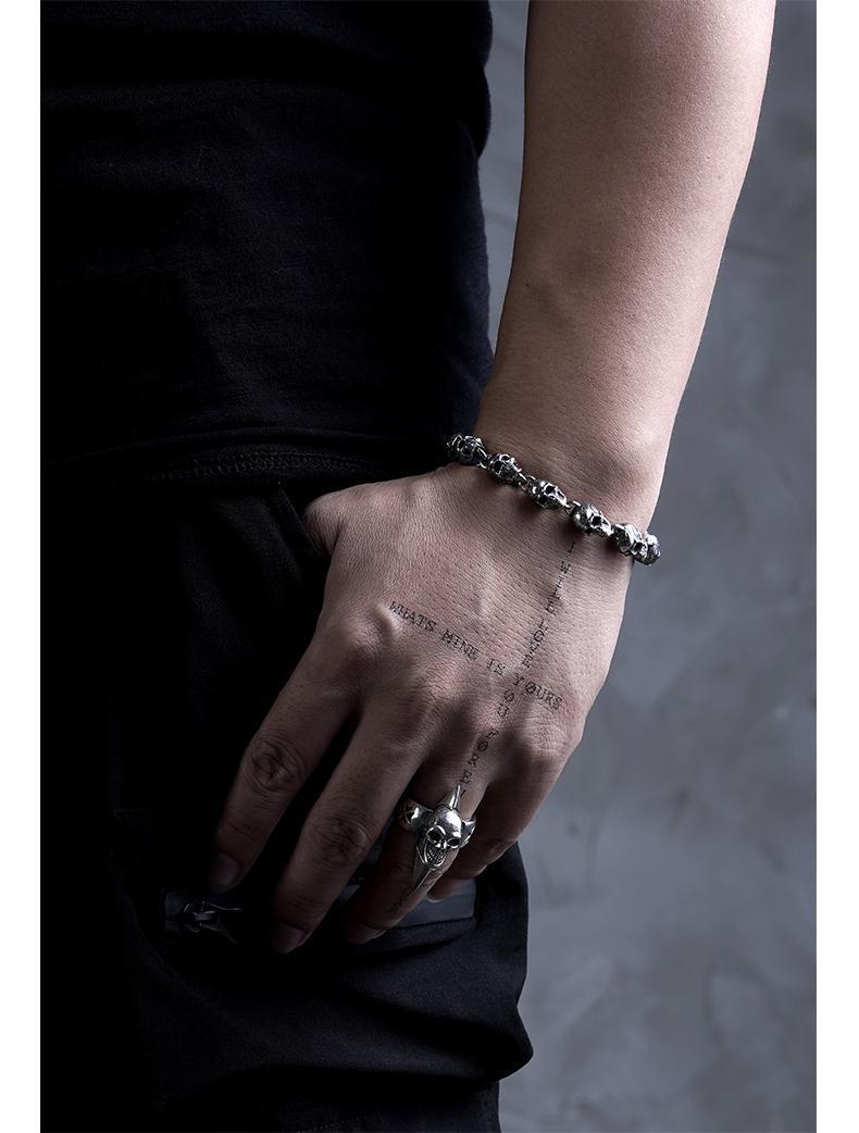 American Garber Style Handmade Motorcycle Bracelet