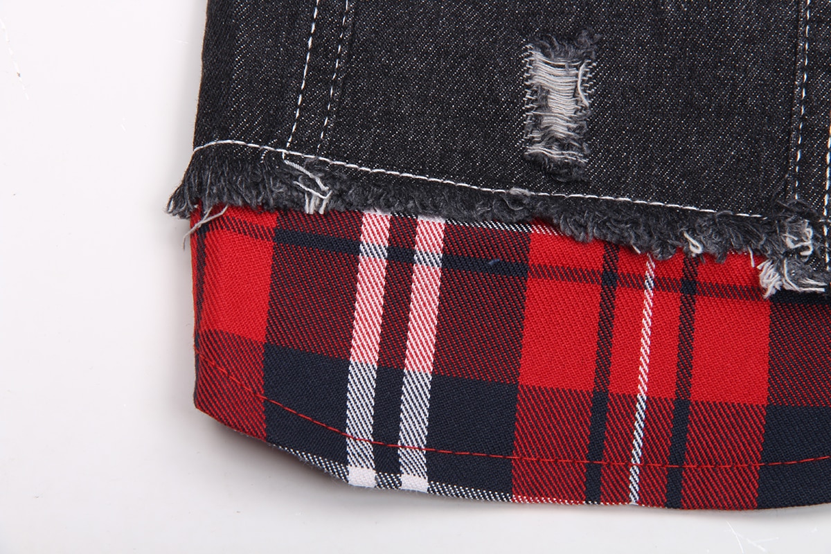 Pet Teddy Dog Denim Clothes 6