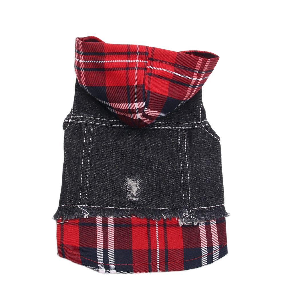 Pet Teddy Dog Denim Clothes 2