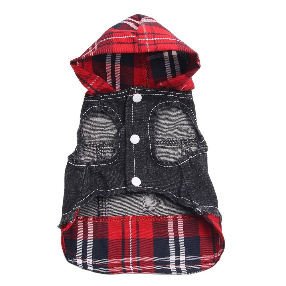 Pet Teddy Dog Denim Clothes 3