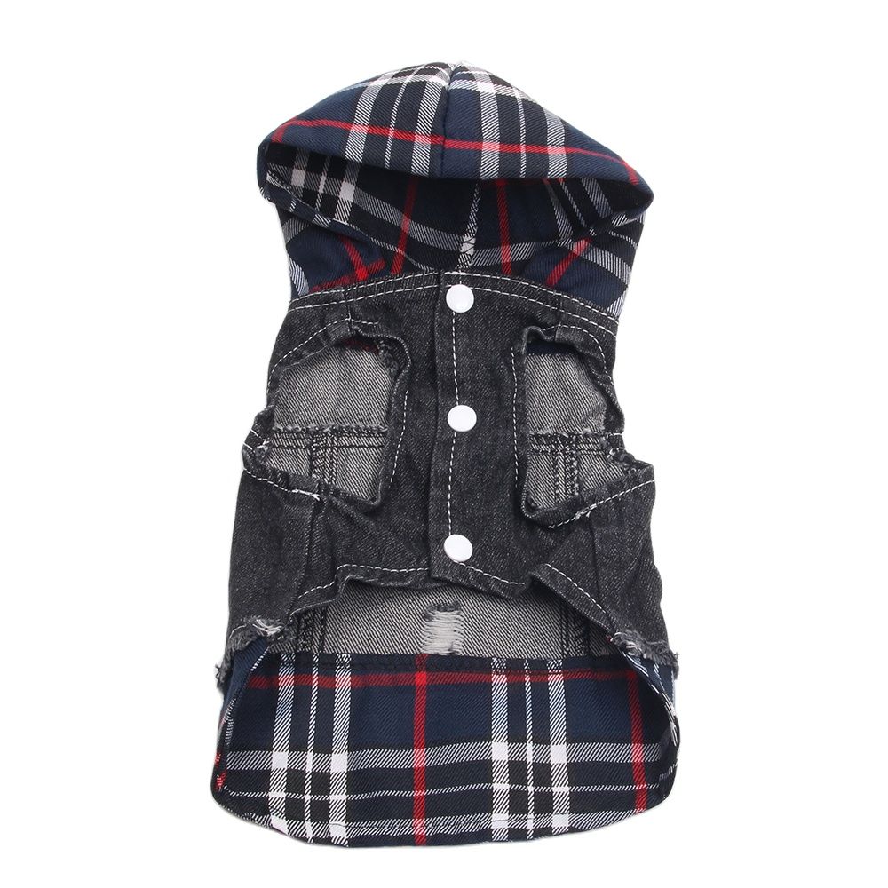 Pet Teddy Dog Denim Clothes 4