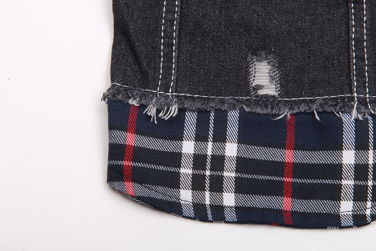 Pet Teddy Dog Denim Clothes 10