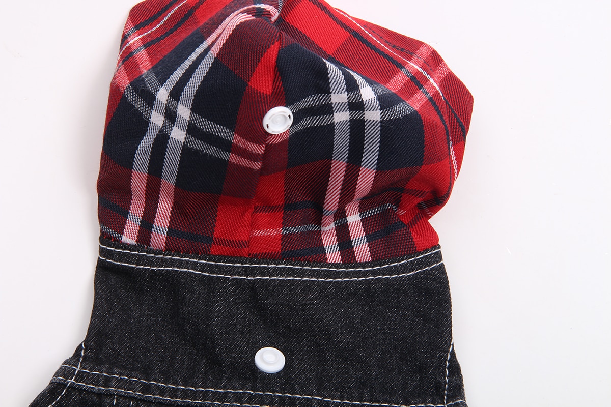 Pet Teddy Dog Denim Clothes 7