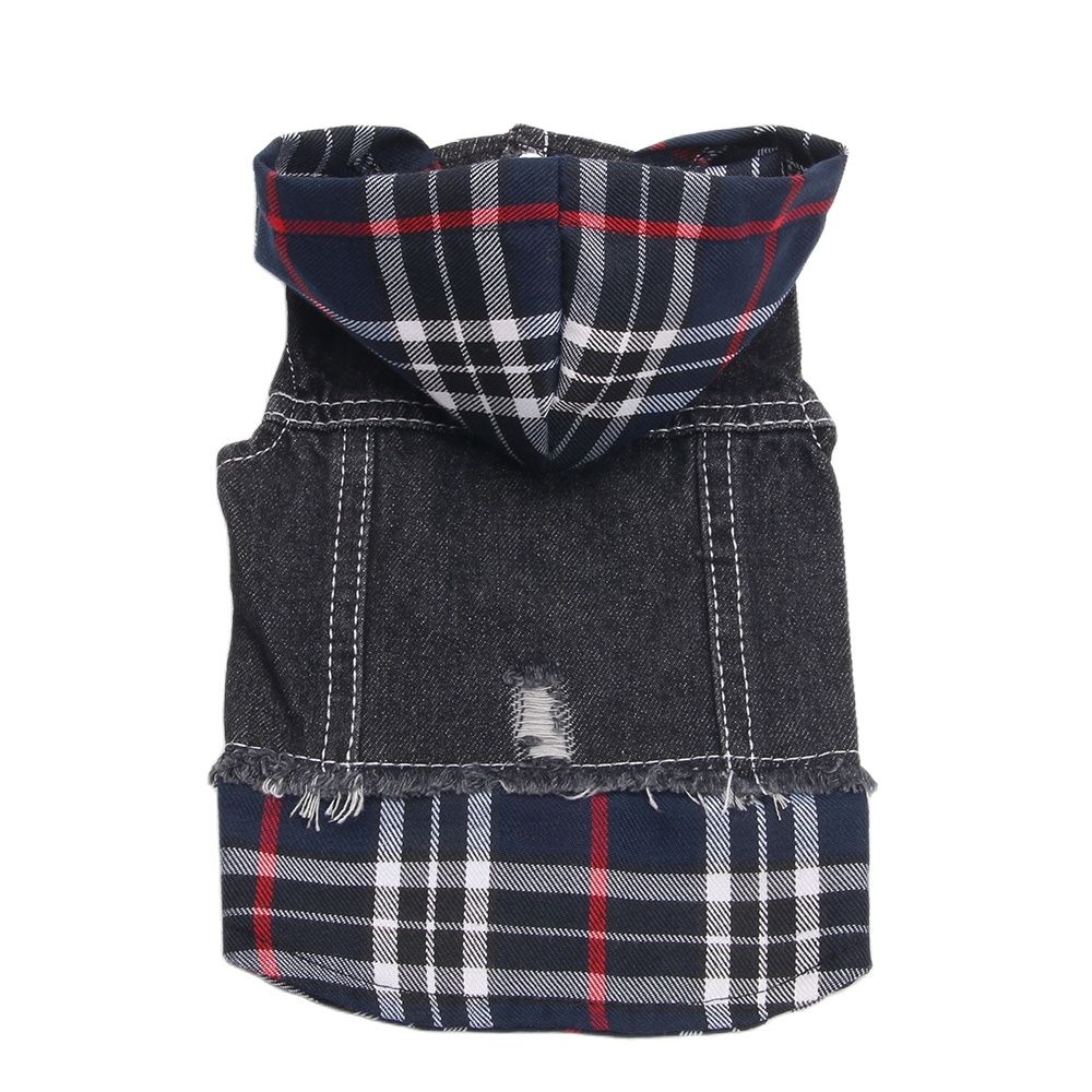 Pet Teddy Dog Denim Clothes 5