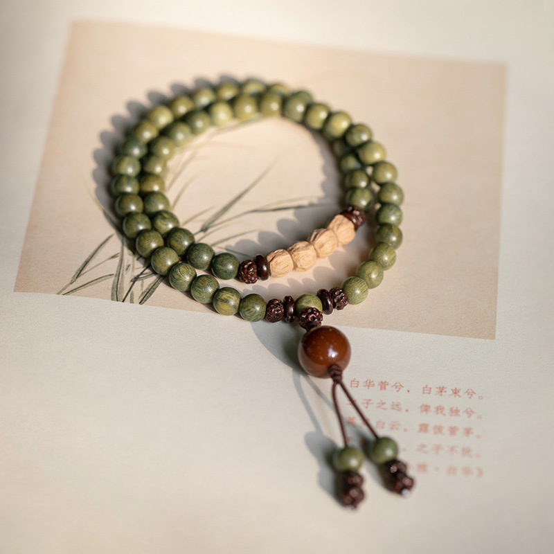 Sandalwood Prayer Beads Bracelet 2