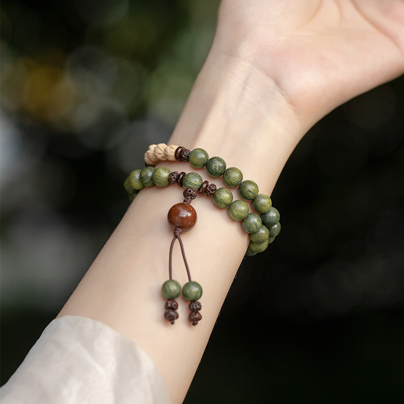 Sandalwood Prayer Beads Bracelet 4