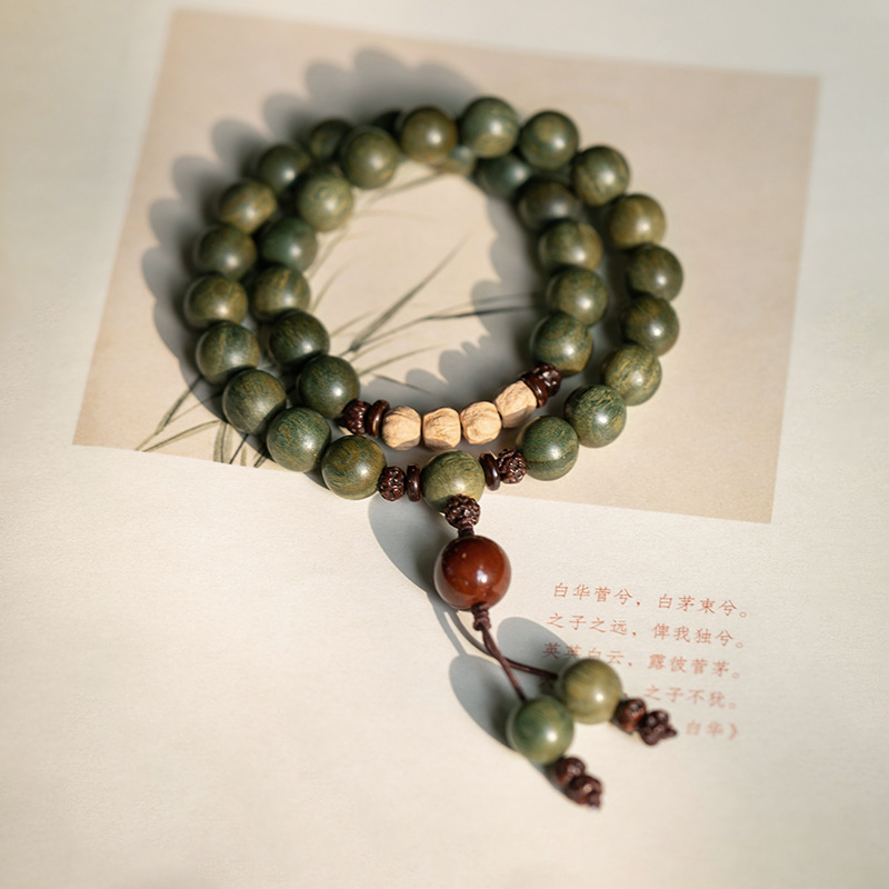 Sandalwood Prayer Beads Bracelet 1