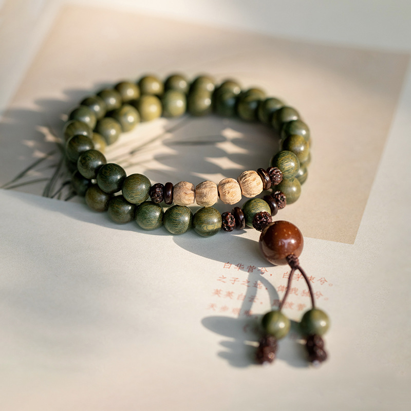 Sandalwood Prayer Beads Bracelet 5