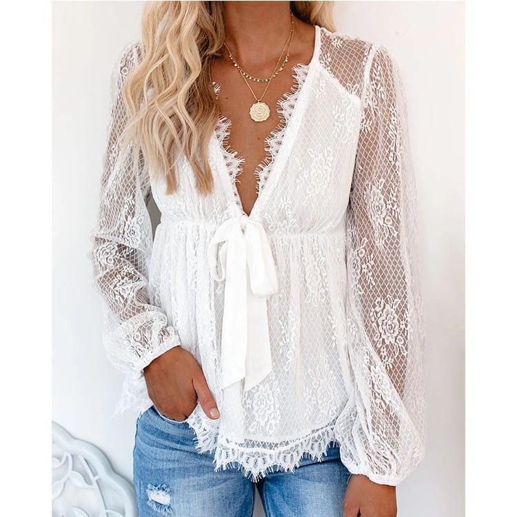 Lace Top Black 1
