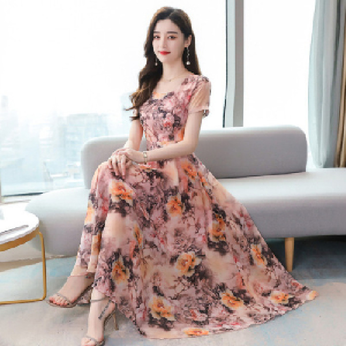 Korean Style Dress Print