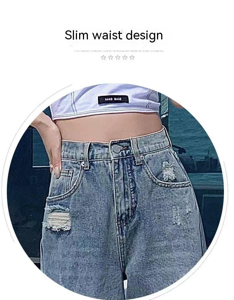 Ripped Jeans Women's High Waist Image 5