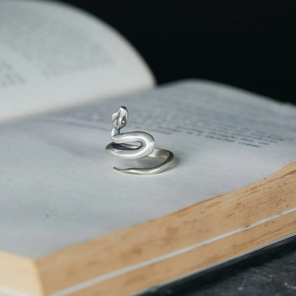 S925 Sterling Silver Distressed Ring 3