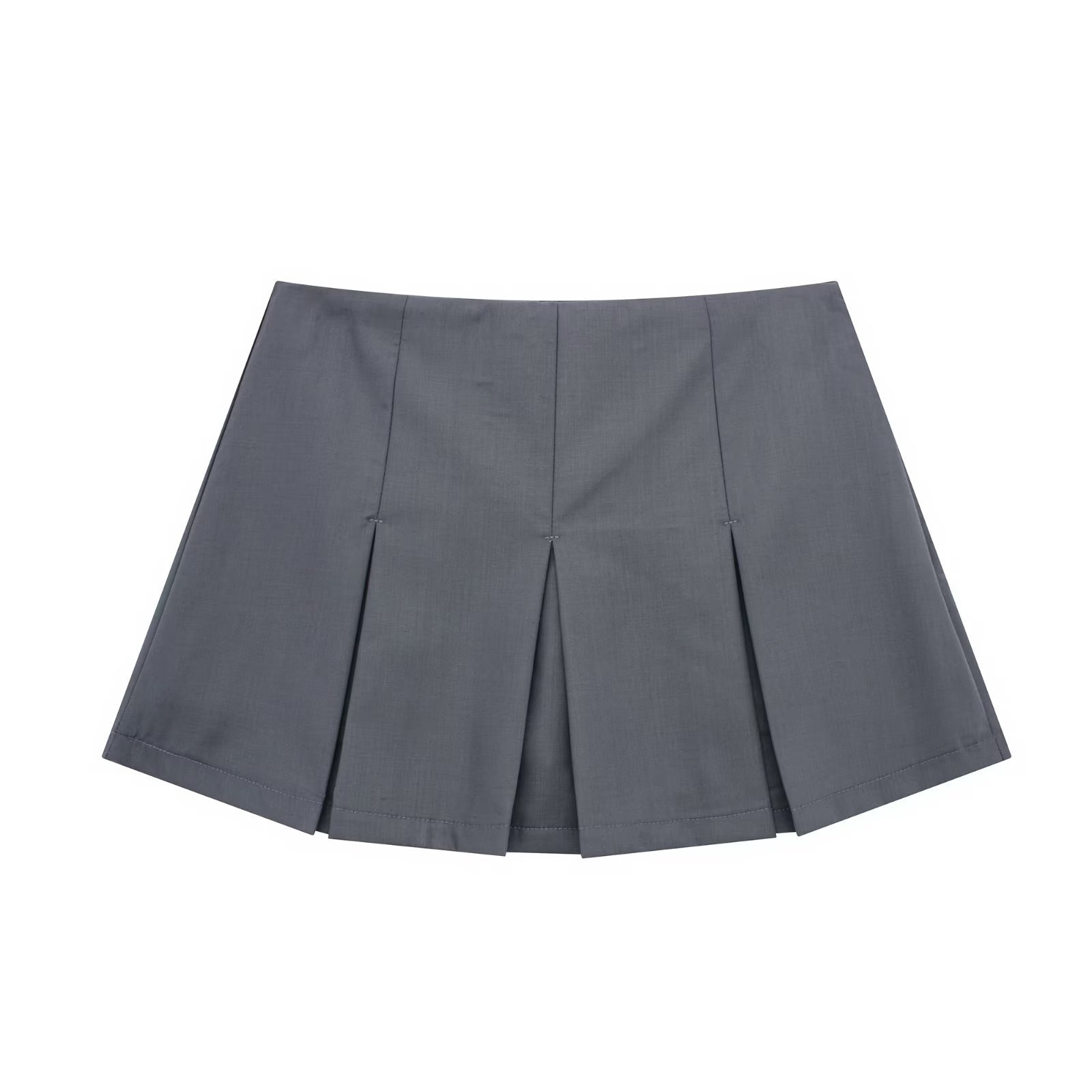 High Waist Wide Pleated Skirt Image 3