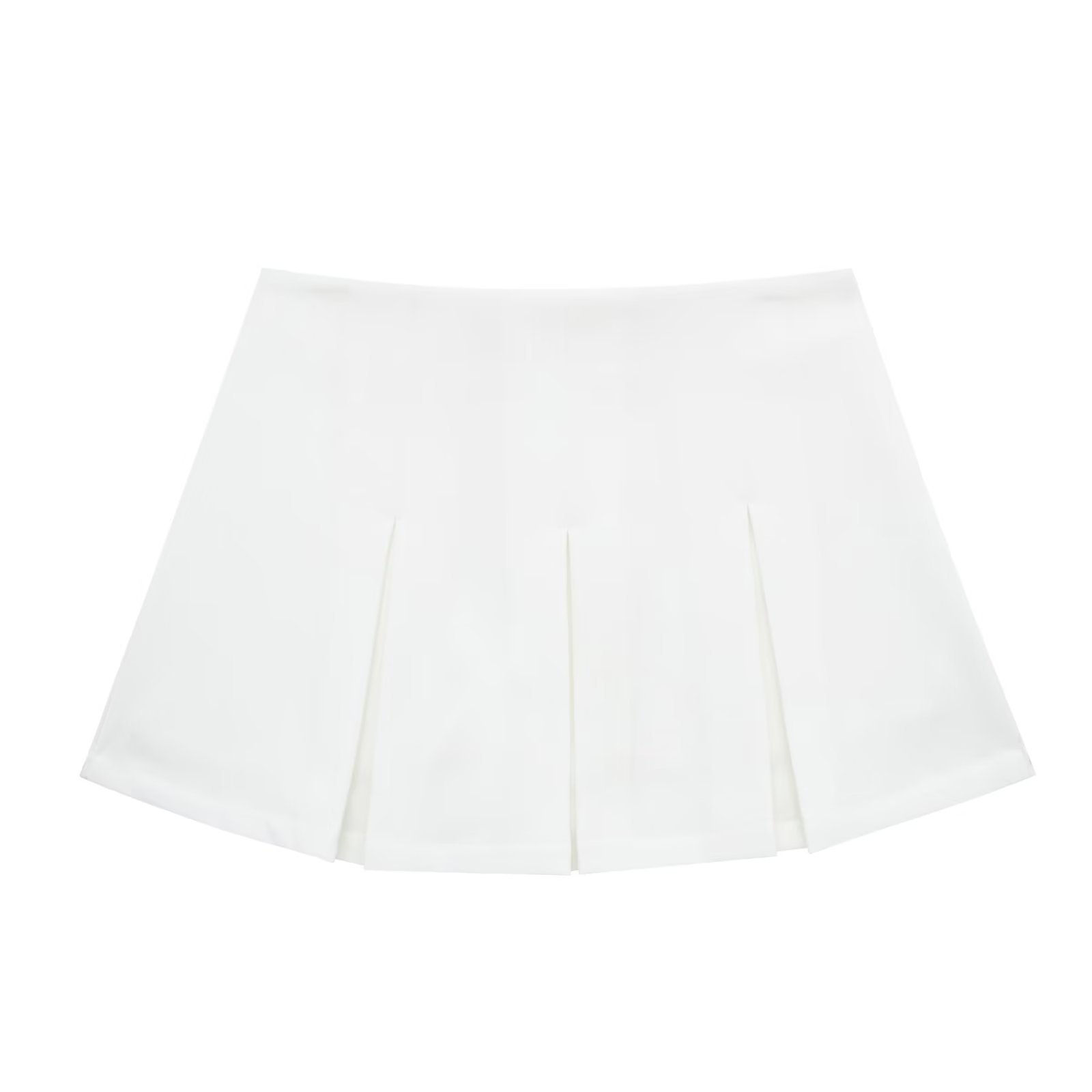 High Waist Wide Pleated Skirt Image 6