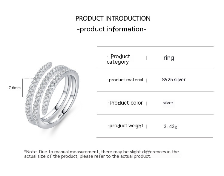 S925 Sterling Silver Ring