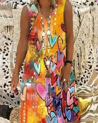 Stylish Print Dress