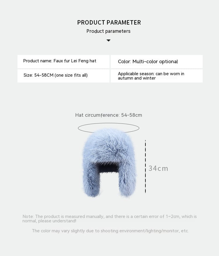 Blue Velvet Ushanka Hat Image 7