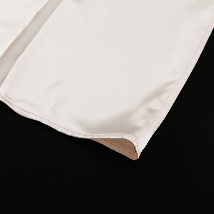 Fashion Satin High Waist Flattering Sheath Skirt Image 7