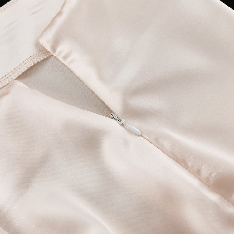 Fashion Satin High Waist Flattering Sheath Skirt Image 1