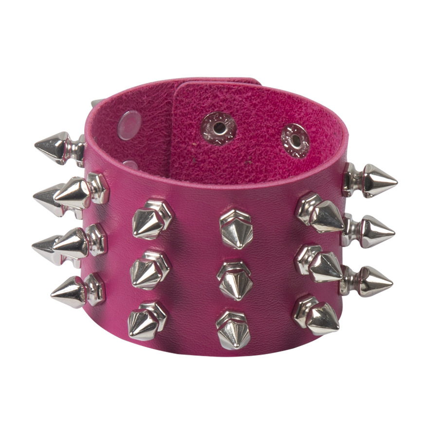 Punk Exaggerated Pointed Rivet Bracelet Image 8