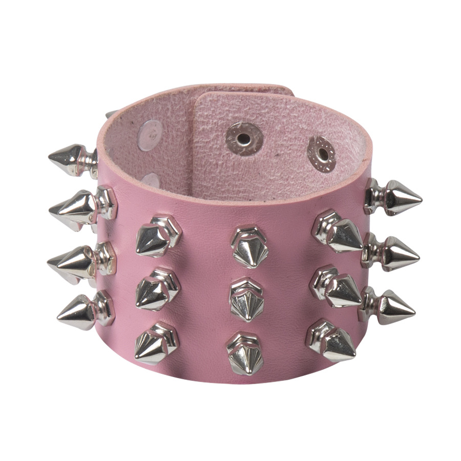 Punk Exaggerated Pointed Rivet Bracelet Image 9