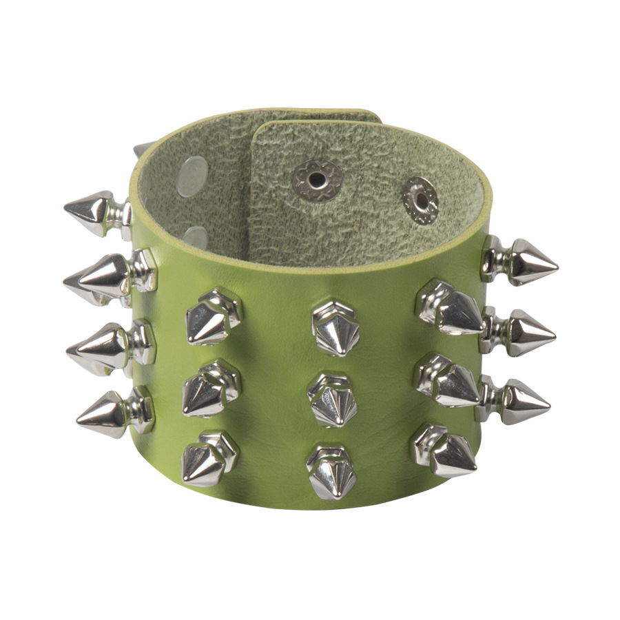 Punk Exaggerated Pointed Rivet Bracelet Image 5