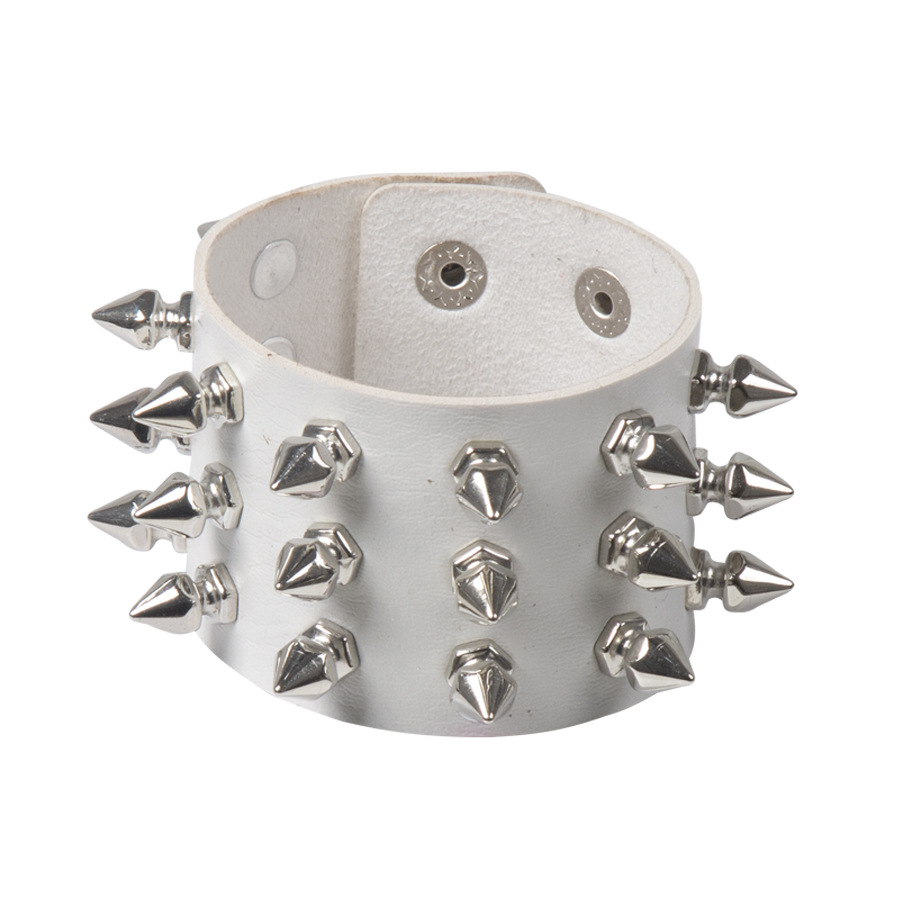 Punk Exaggerated Pointed Rivet Bracelet Image 3