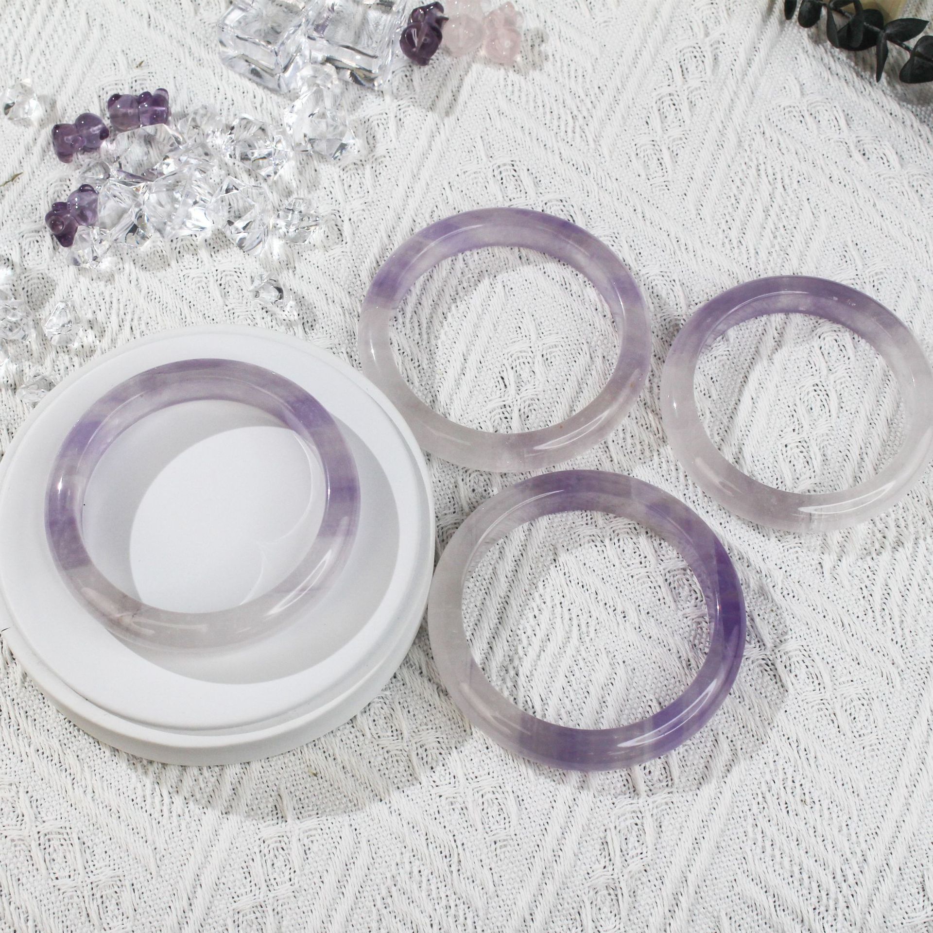 Natural Lavender Amethyst Bracelet 3