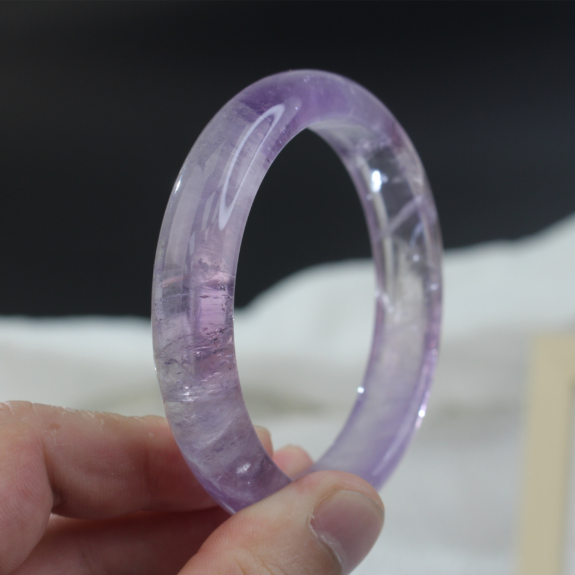 Natural Lavender Amethyst Bracelet 2