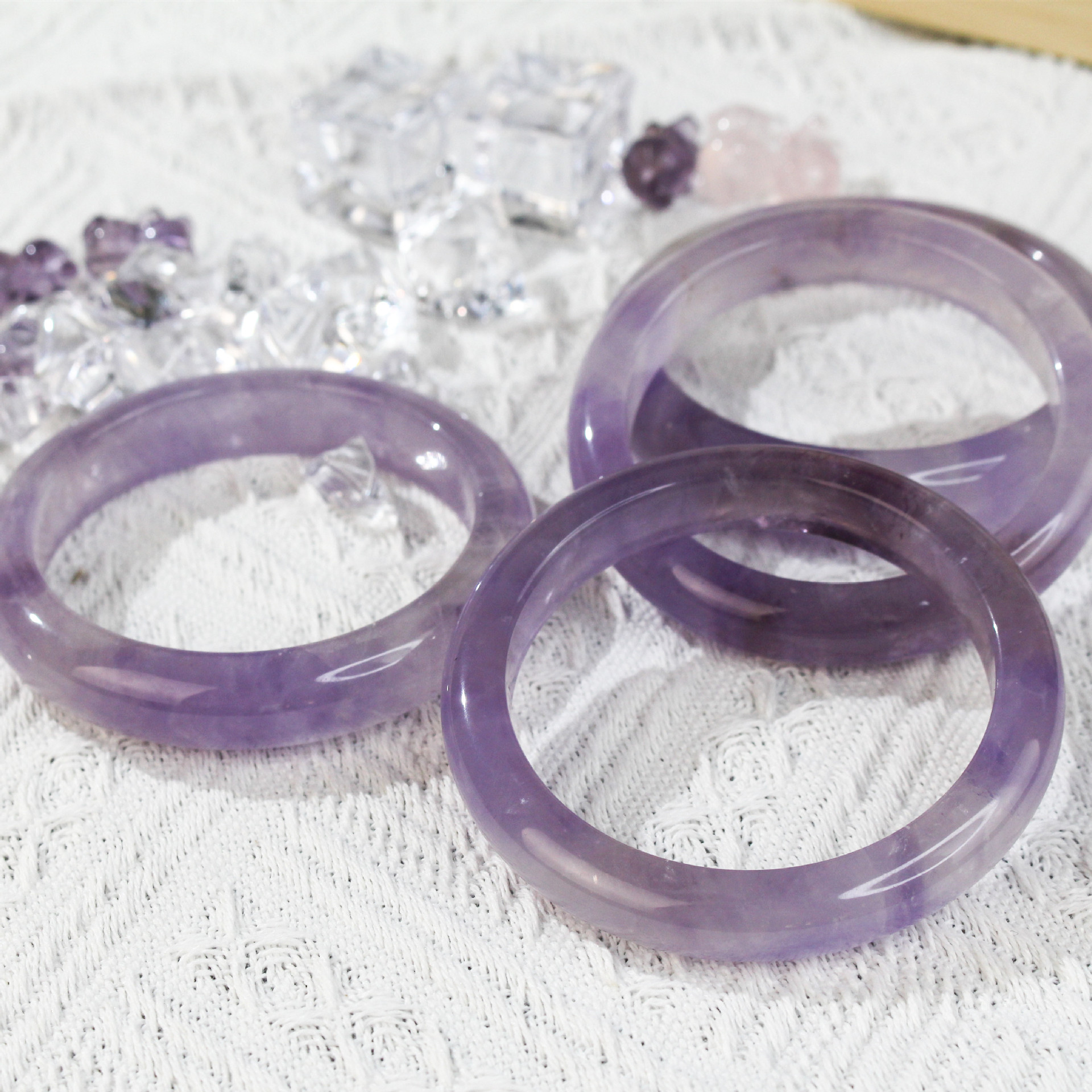 Natural Lavender Amethyst Bracelet 4