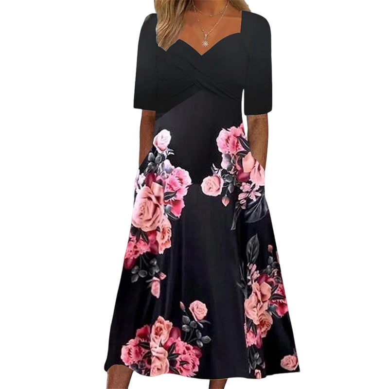 Butterfly Print Dress Image 5