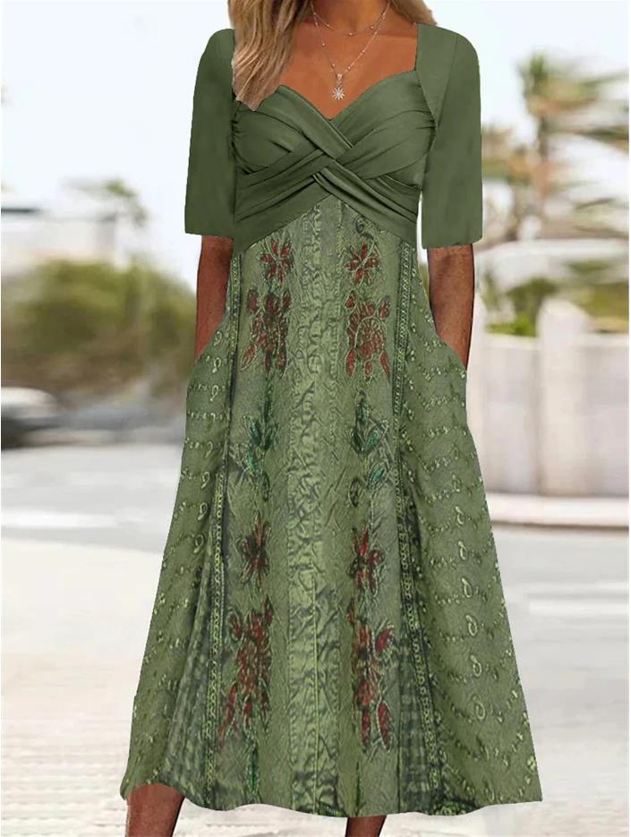 Butterfly Print Dress Image 4
