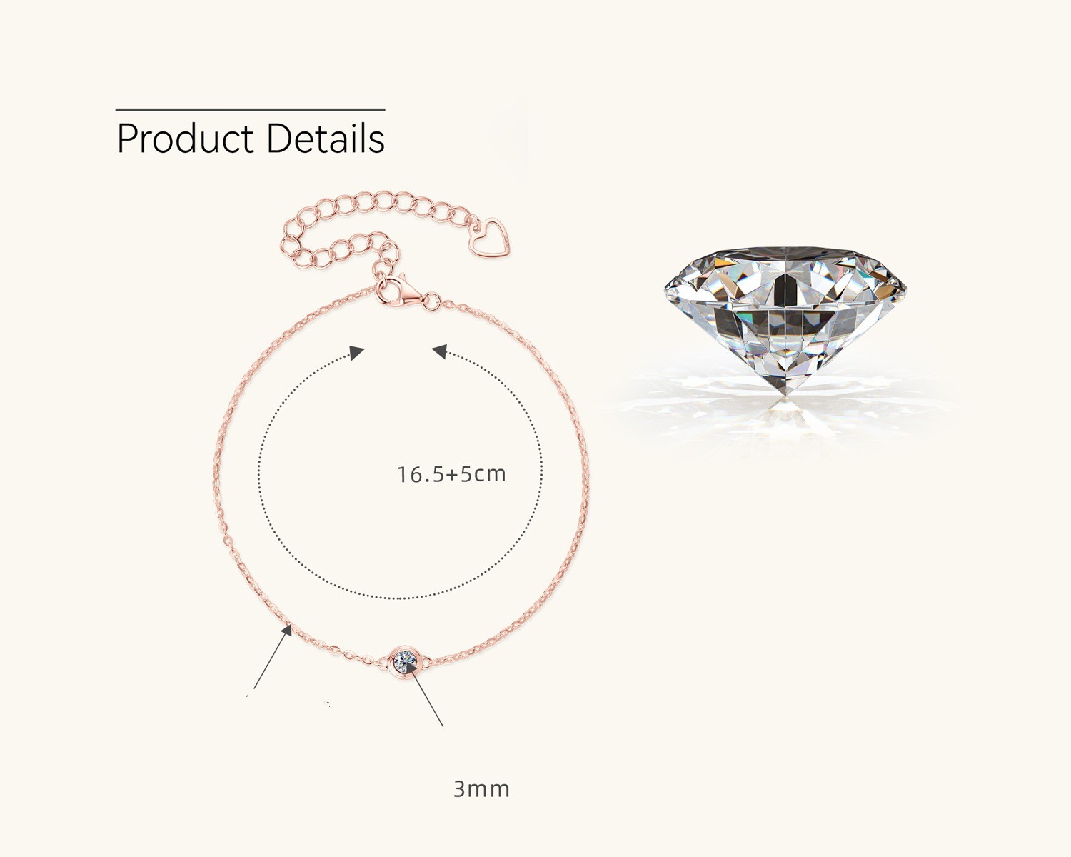 Moissanite Bracelet
