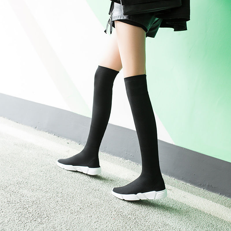 Over The Knee Knitted Wool Socks