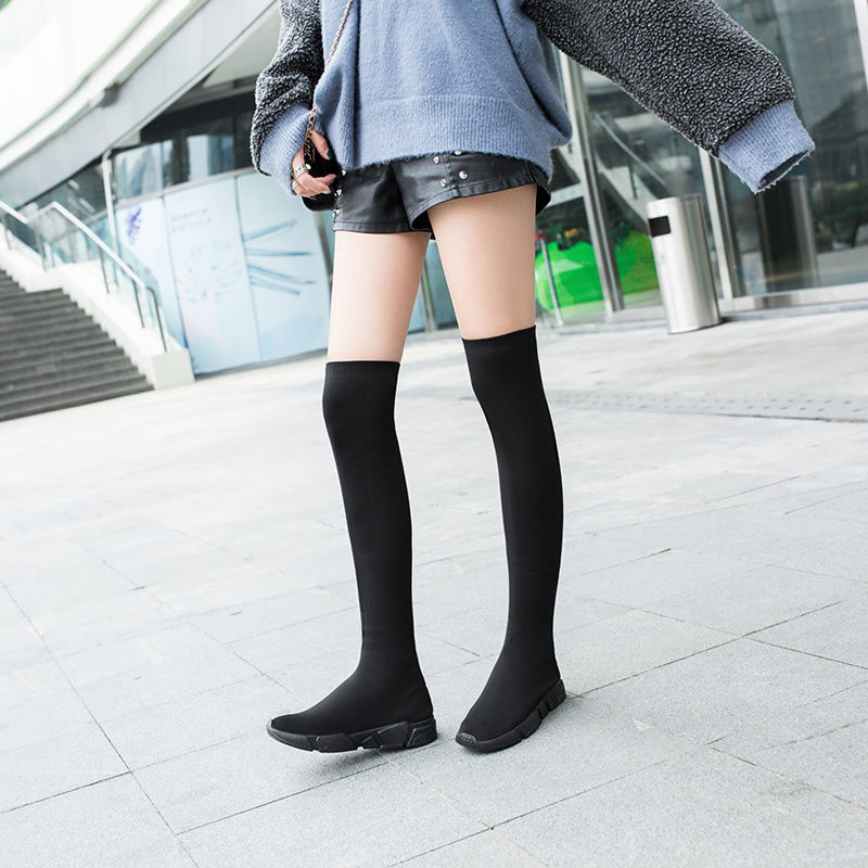 Over The Knee Knitted Wool Socks