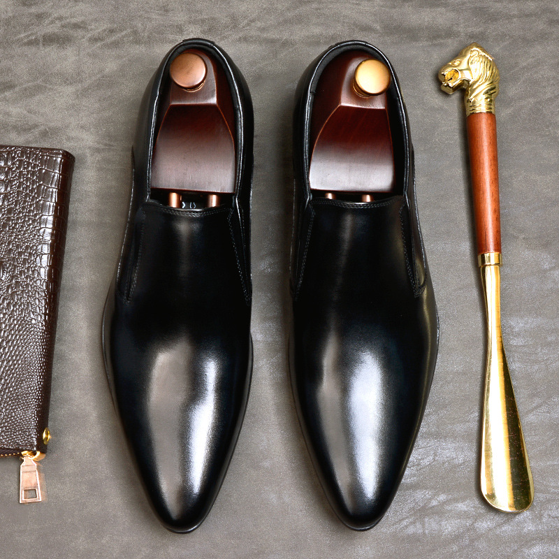 Genuine Leather Business Casual Shoes - Image 3