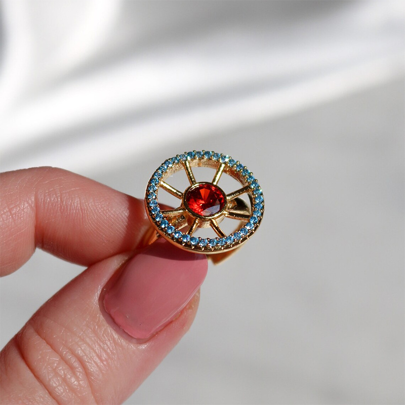 Silver Ferris Wheel Ring