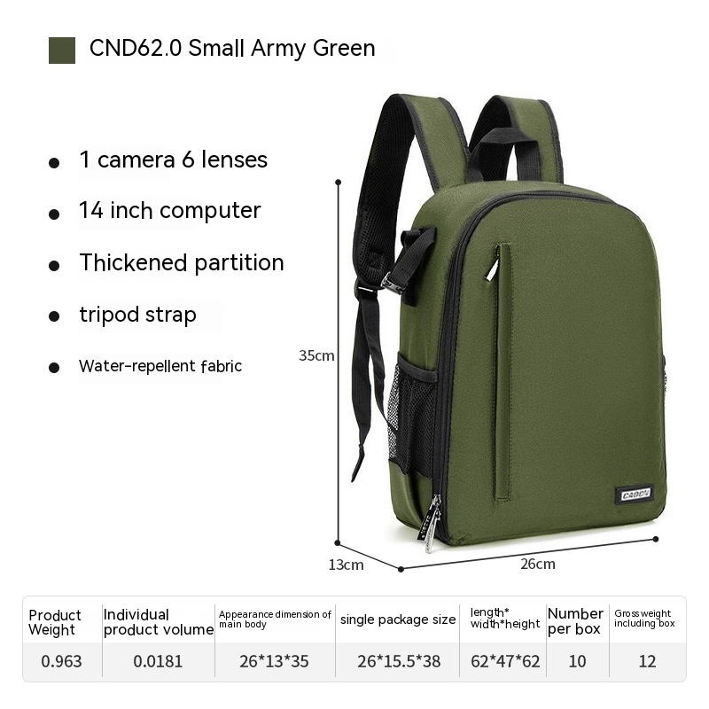 Casual DSLR Camera Bag Image 1