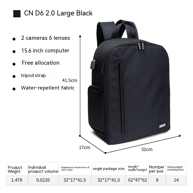 Casual DSLR Camera Bag Image 2