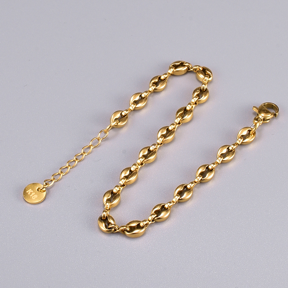 Coffee Bean Short Bracelet Image 3