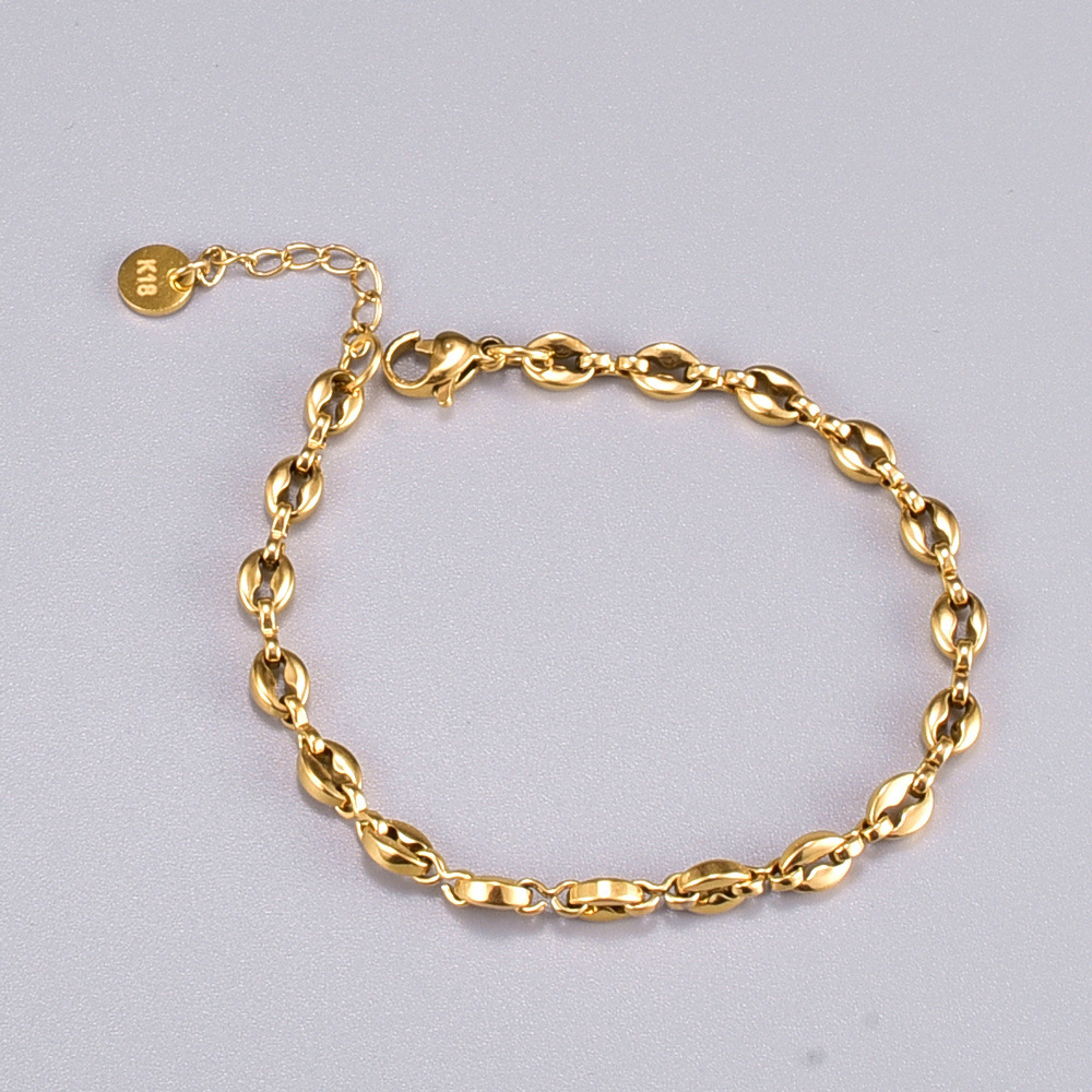 Coffee Bean Short Bracelet Image 4